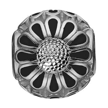 Model 623-S30Black, Marguerite med sort emalje hos Guldsmykket.dk